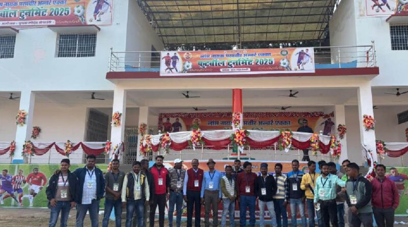 Football tournament in Gumla