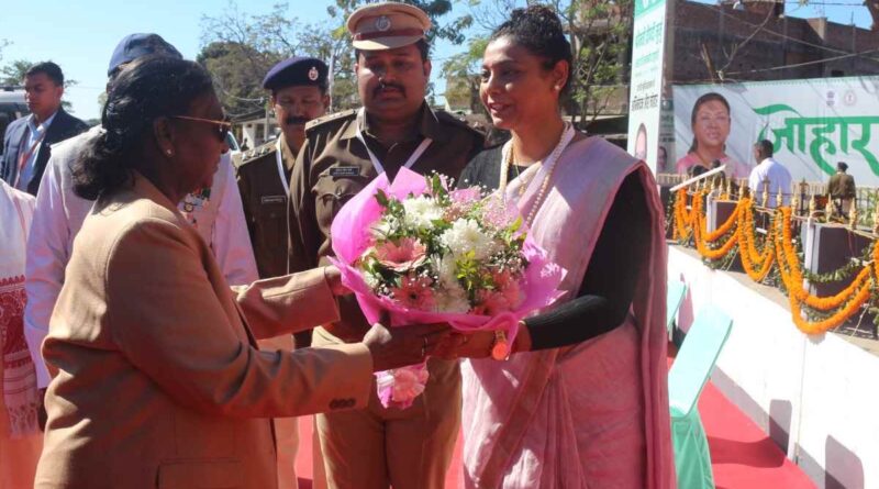 President Draupadi Murmu in Gumla