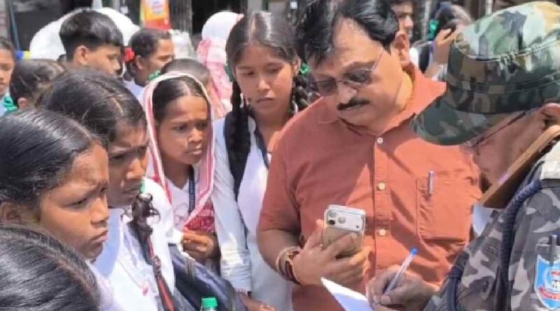 Student Protest in Gumla