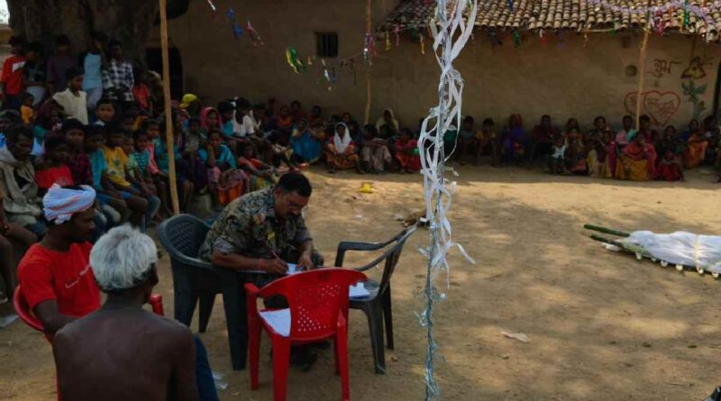 police conducting inquiries