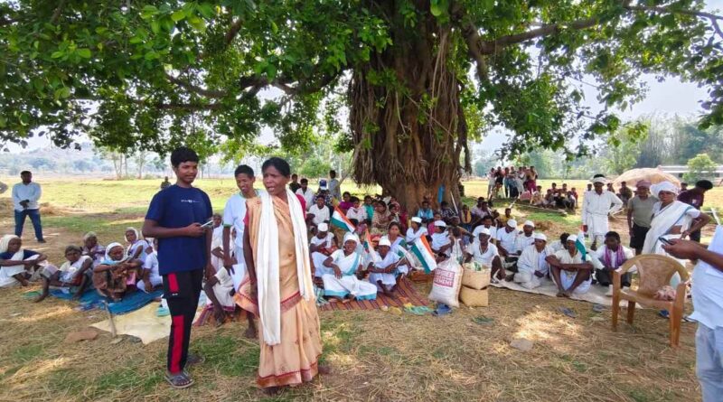 villagers meeting in gumla
