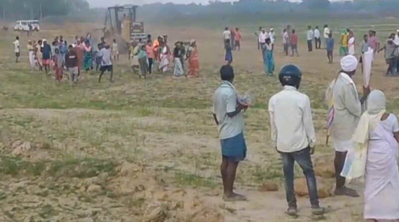 Bharatmala Road Project protest in gumla
