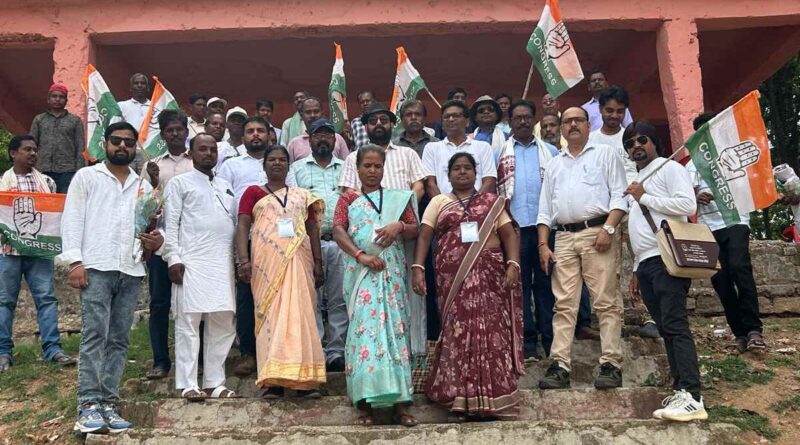 Congress District President Rajneel Tigga