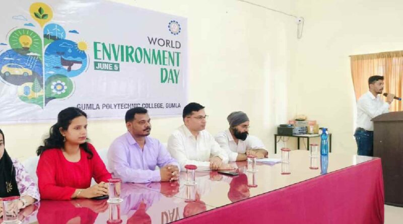 Gumla Polytechnic College on World Environment Day