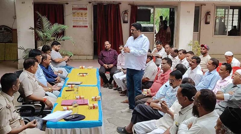 Muharram Peace committee meeting in Gumla