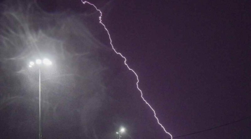 Lightning strikes in Gumla