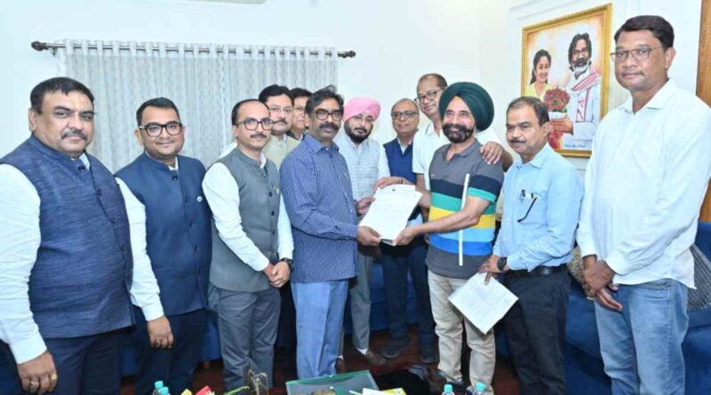 Ramesh chini meet cm hemant soren