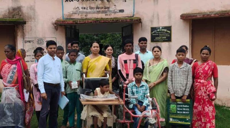 Special camp for children with disabilities in Chainpur