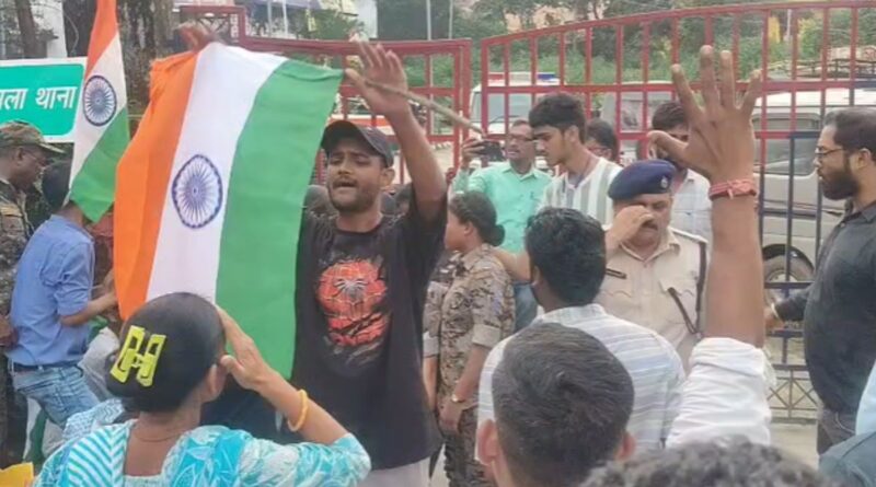 Gumla Student Protest