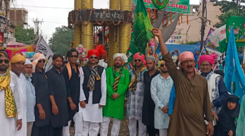 Juloos-e-Mohammadi in Gumla
