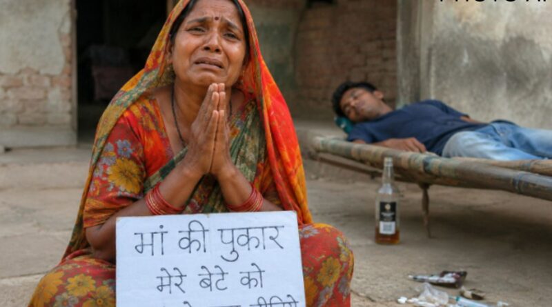 Mother Crying For Son