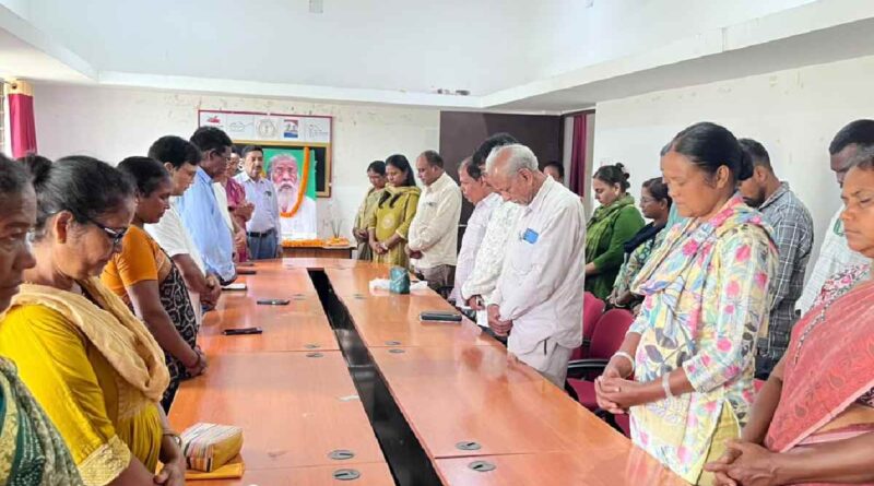 Tribute paid to Dishom Guru Shibu Soren