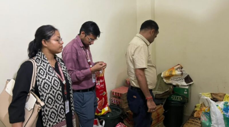 inspection by Food Safety Department in Gumla